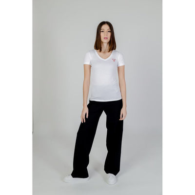 Guess T-Shirt aus weißer Baumwolle