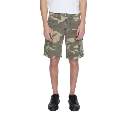 U.S. POLO ASSN. Beigefarbene Baumwoll-Bermudas