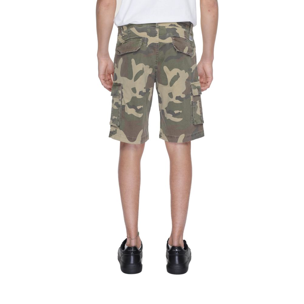U.S. POLO ASSN. Beigefarbene Baumwoll-Bermudas