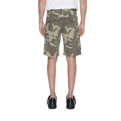 U.S. POLO ASSN. Beigefarbene Baumwoll-Bermudas