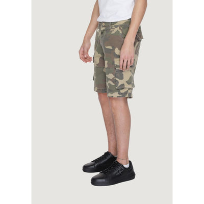 U.S. POLO ASSN. Beigefarbene Baumwoll-Bermudas