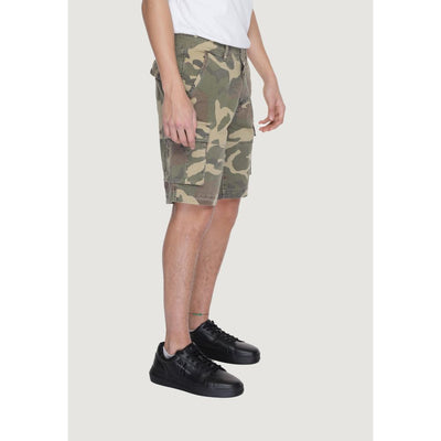 U.S. POLO ASSN. Beigefarbene Baumwoll-Bermudas