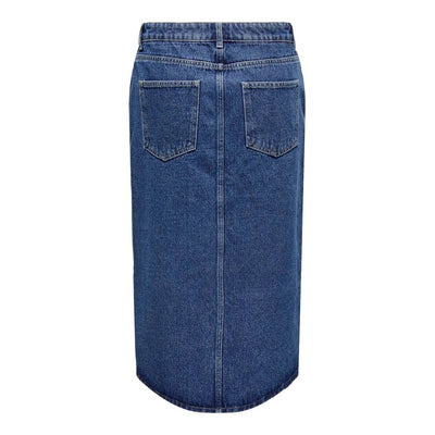 Only Blau Baumwolle Lang