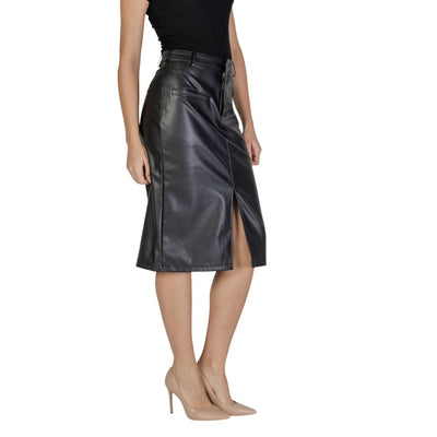 Vila Clothes Schwarz Polyester Lang