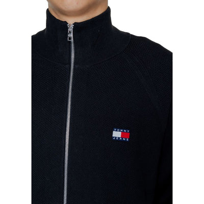 Tommy Hilfiger Jeans Schwarzer Baumwoll-Cardigan
