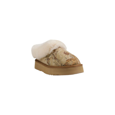 Alviero Martini Prima Classe Beige Stoff Knöchel