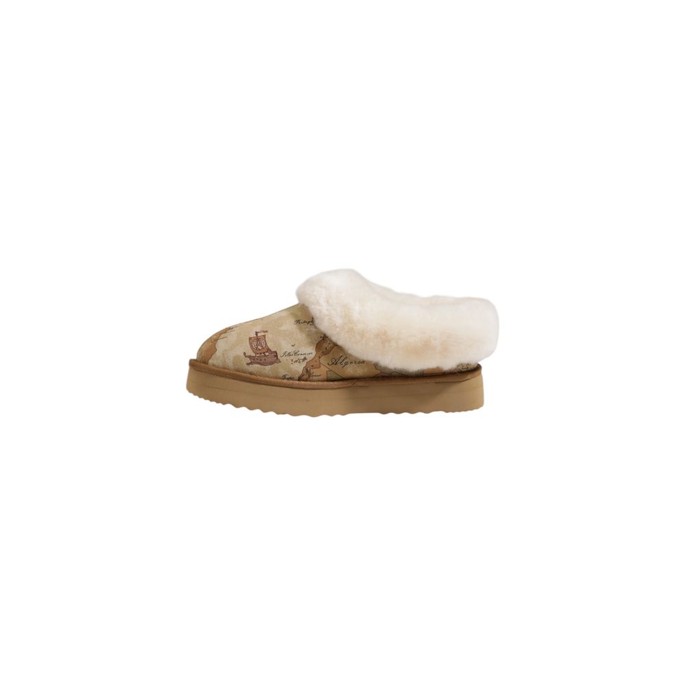 Alviero Martini Prima Classe Beige Stoff Knöchel