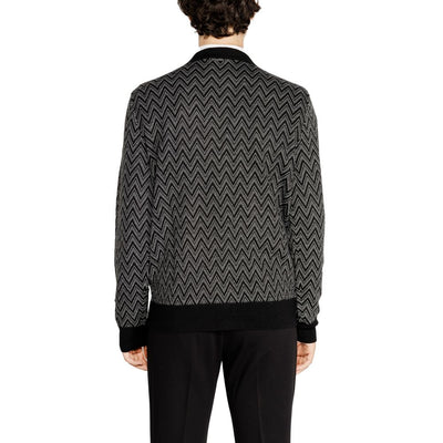 Antony Morato Schwarzer Mohair Cardigan