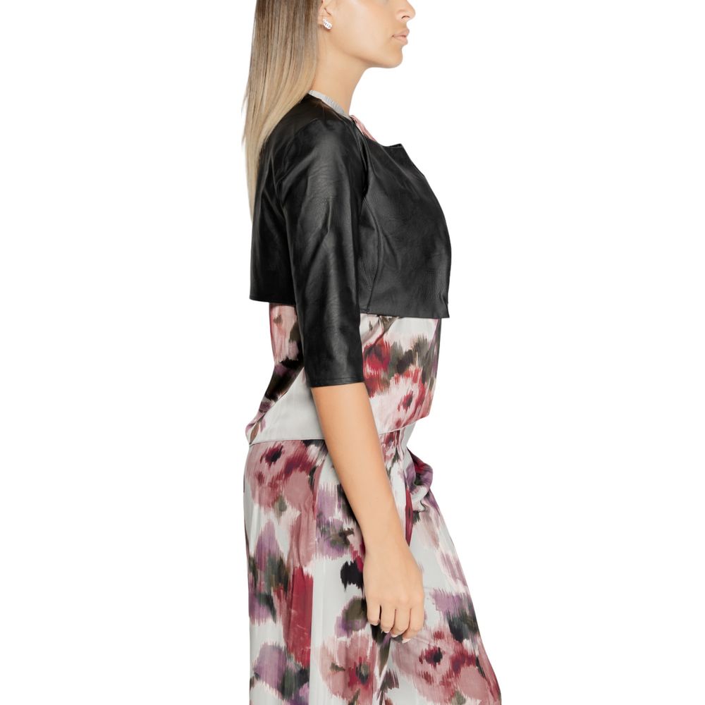 Rinascimento Schwarze Polyethylen-Strickjacke