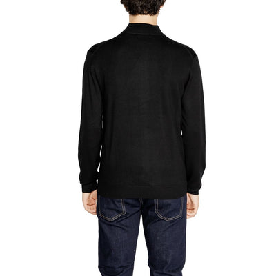 Hamaki-Ho Schwarze Viskose-Strickjacke