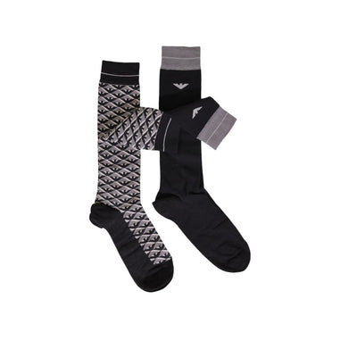 Emporio Armani Underwear Graue Baumwollsocke