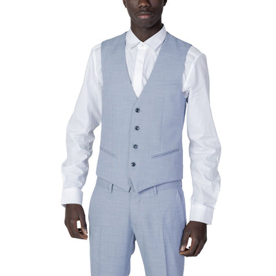 Antony Morato Blaue Polyesterweste