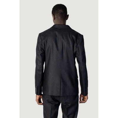 Antony Morato Schwarzer Leinenblazer