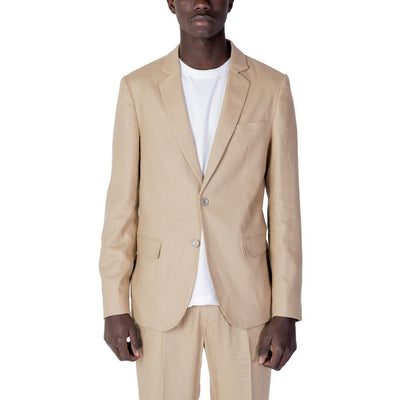 Antony Morato Beige Leinenblazer