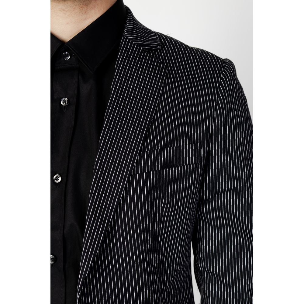 Antony Morato Schwarzer Baumwollblazer