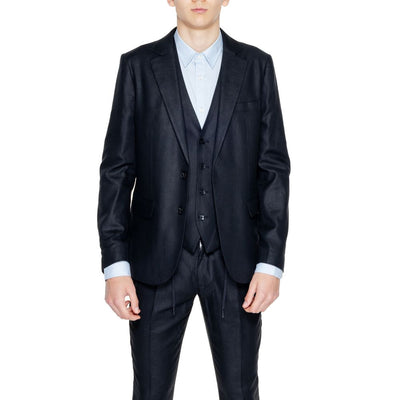 Antony Morato Schwarzer Leinenblazer