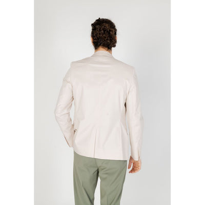 Antony Morato Blazer aus cremefarbener Baumwolle