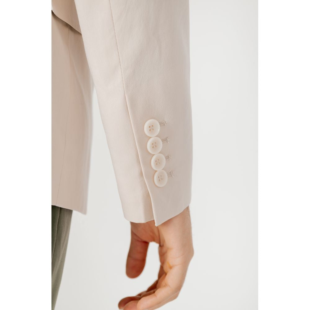 Antony Morato Blazer aus cremefarbener Baumwolle
