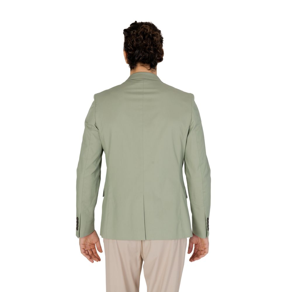 Antony Morato Grüner Baumwollblazer