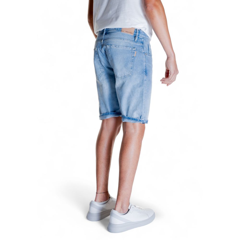 Antony Morato Hellblaue Baumwoll-Bermudas