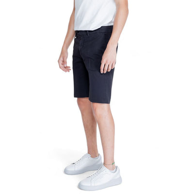 Antony Morato Schwarze Baumwoll-Bermudas