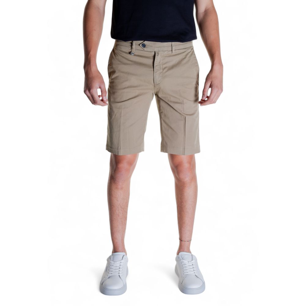 Antony Morato Beigefarbene Baumwoll-Bermudas