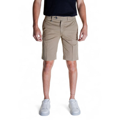 Antony Morato Beigefarbene Baumwoll-Bermudas