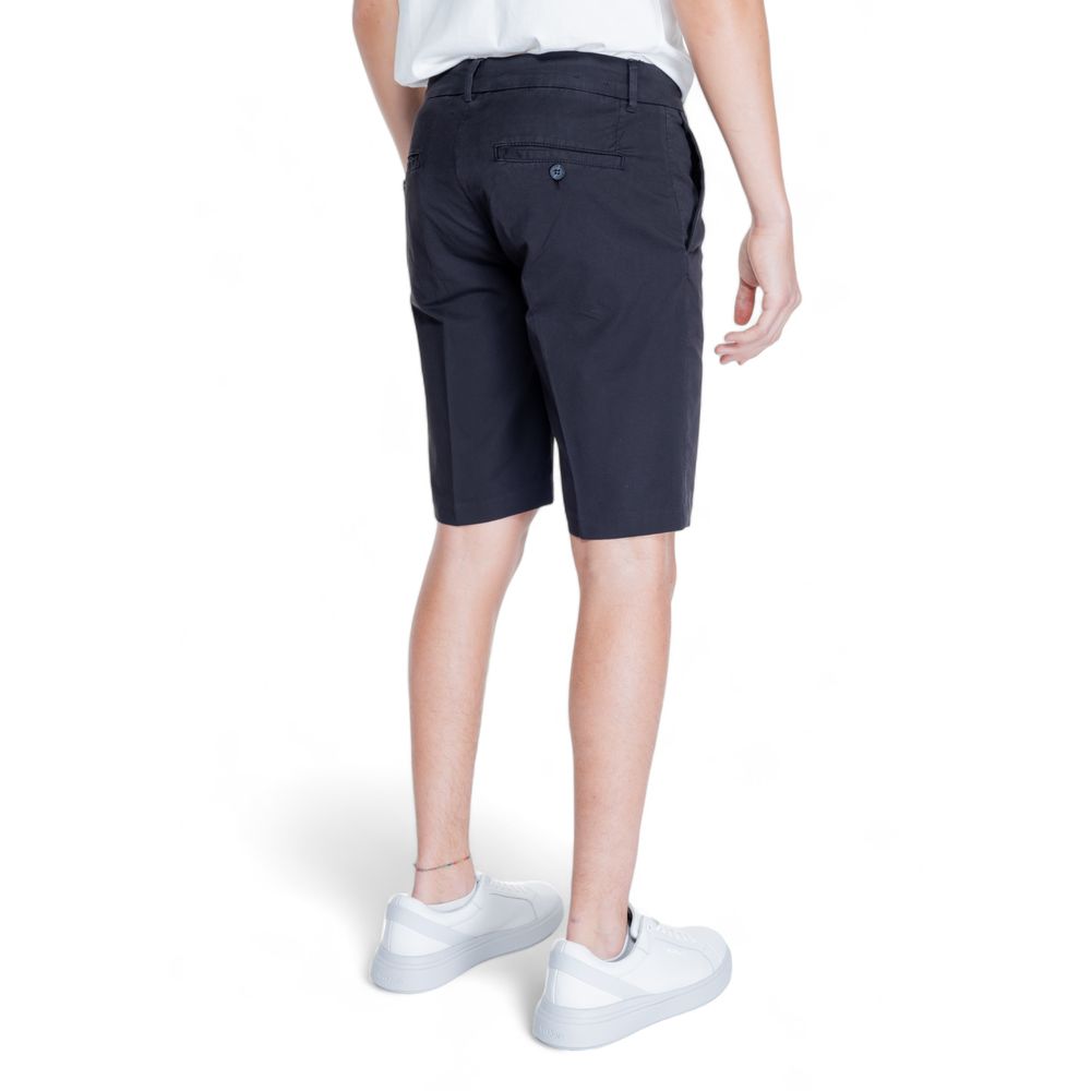 Antony Morato Schwarze Baumwoll-Bermudas