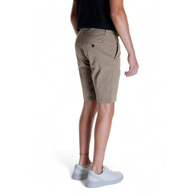 Antony Morato Beigefarbene Baumwoll-Bermudas