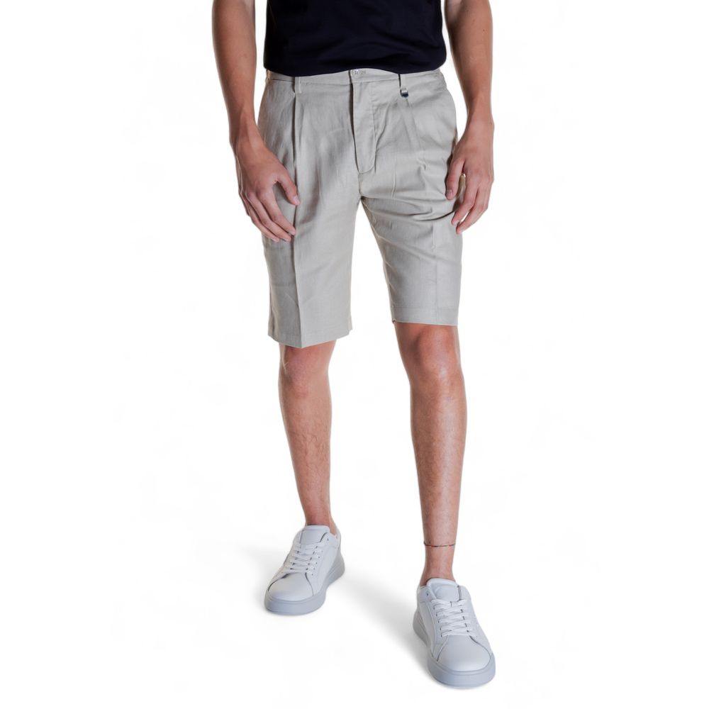 Antony Morato Beige Leinen Bermudas