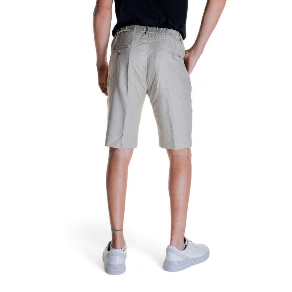 Antony Morato Beige Leinen Bermudas