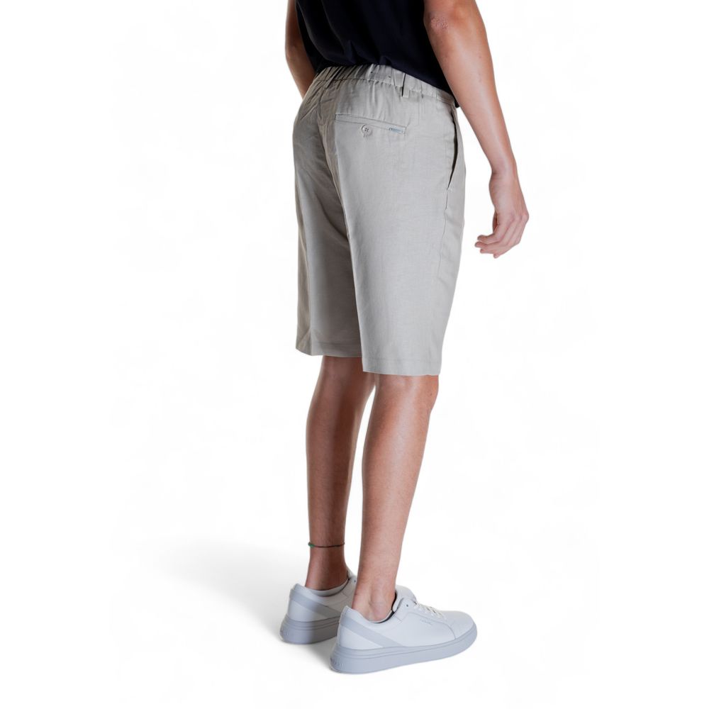 Antony Morato Beige Leinen Bermudas