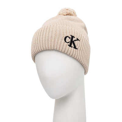 Calvin Klein Beige Baumwolle Kappen Baseballmütze