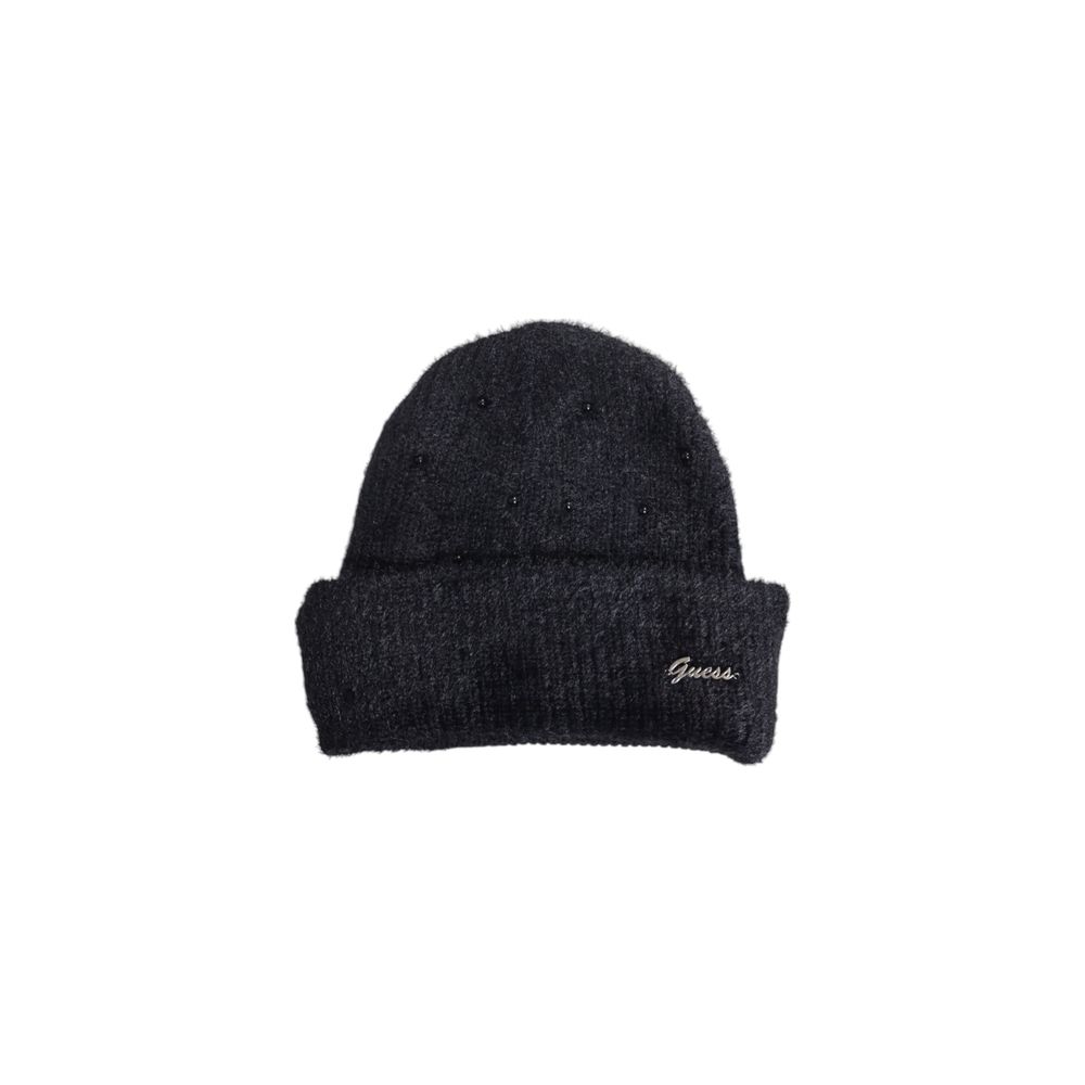 Guess Schwarze Baumwollmützen Baseballmütze