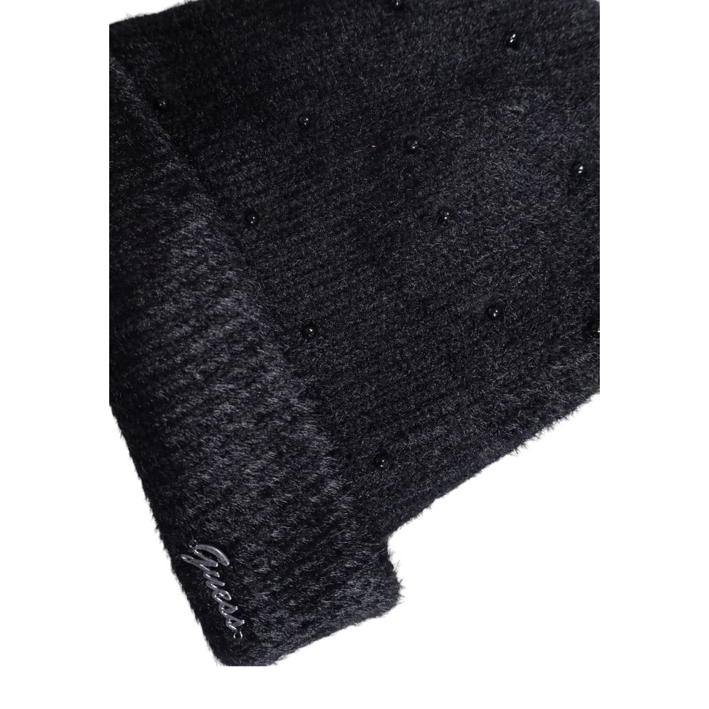 Guess Schwarze Baumwollmützen Baseballmütze
