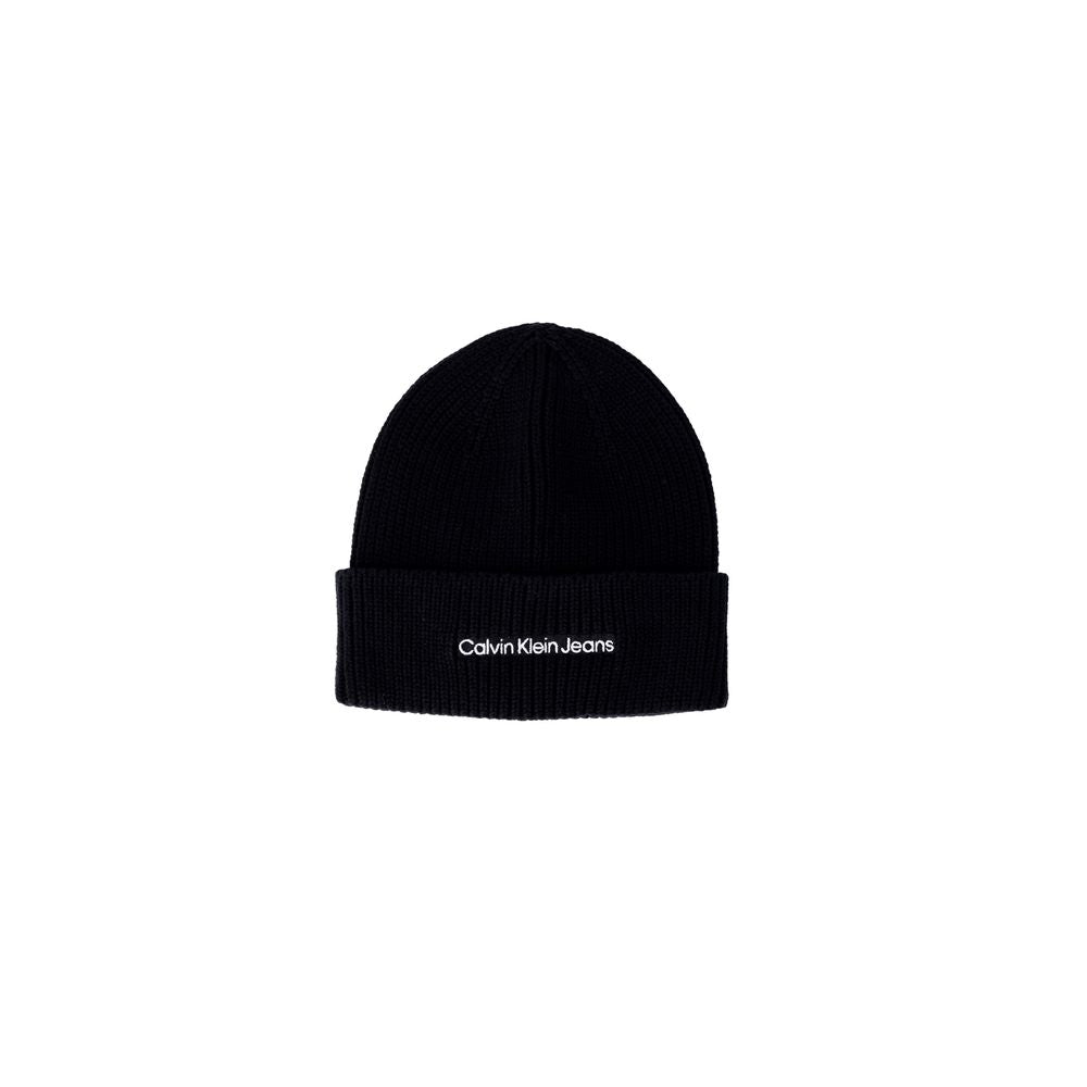 Calvin Klein Jeans Schwarze Baumwollmützen Baseballmütze
