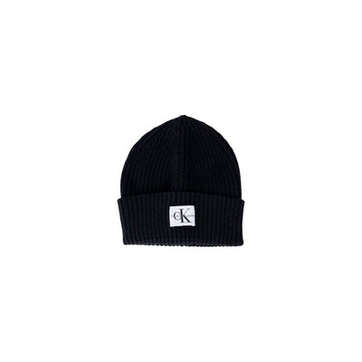 Calvin Klein Jeans Schwarze Wollmützen Baseballmütze