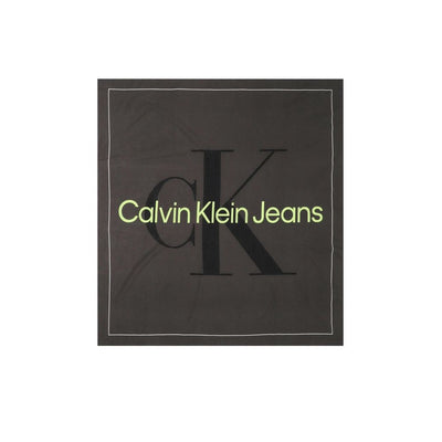 Calvin Klein Jeans Schwarzer Bio-Baumwollschal