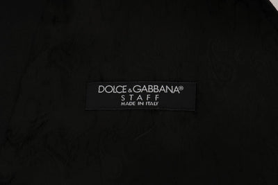 Dolce & Gabbana Schwarze STAFF Baumwollweste