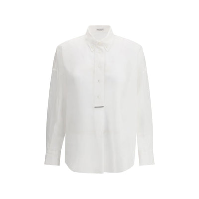 Brunello Cucinelli Semi-transparentes Shirt