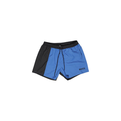 Hugo Boss Blauer Polyester-Schwimmslip