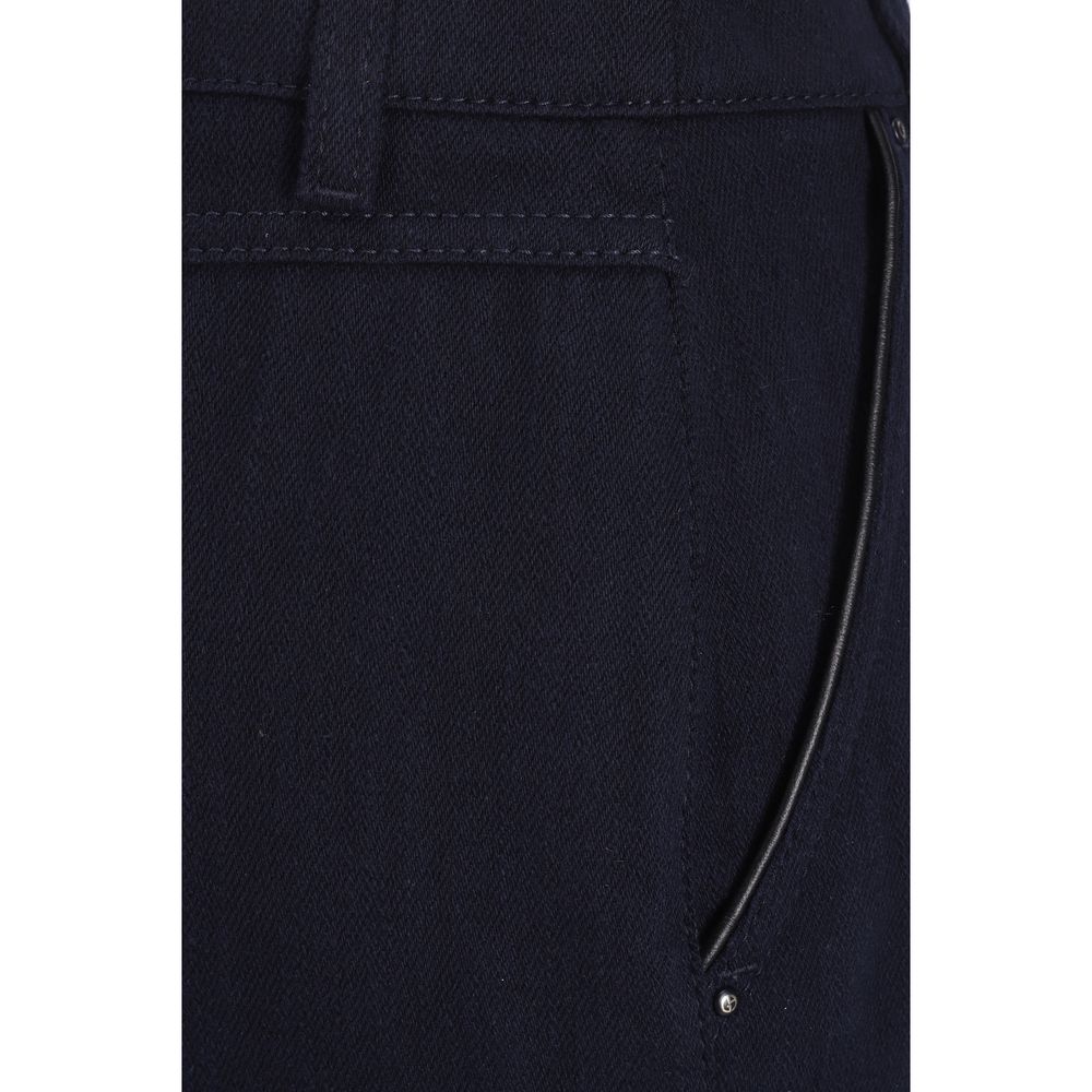 Giorgio Armani Blauer Baumwollrock