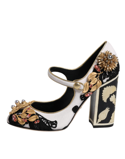 Dolce & Gabbana Multicolor verschönerte Absätze Pumps Schuhe