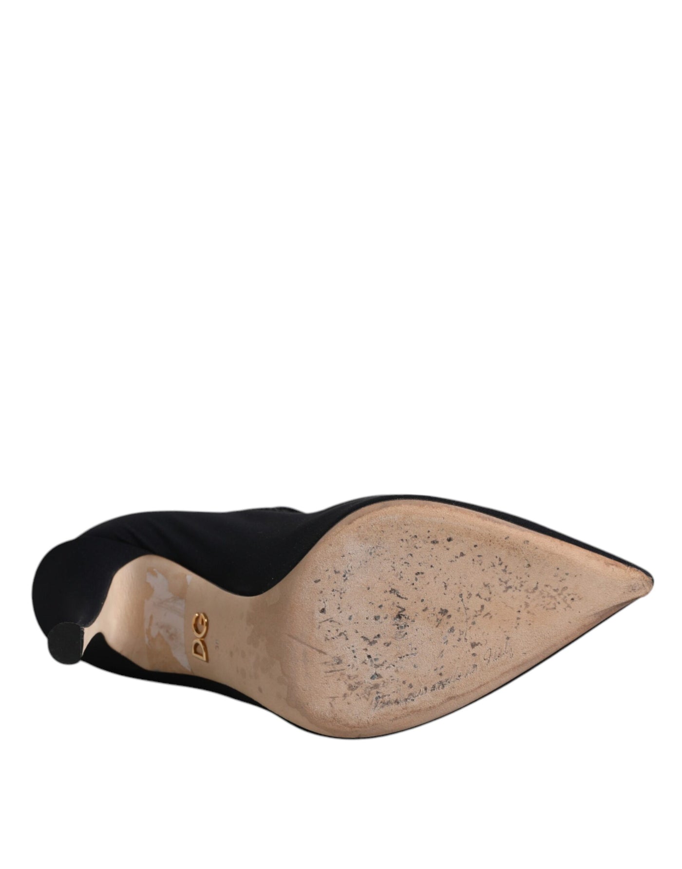 Dolce & Gabbana Schwarz Mary Jane Stretch Kristall Pumps Schuhe