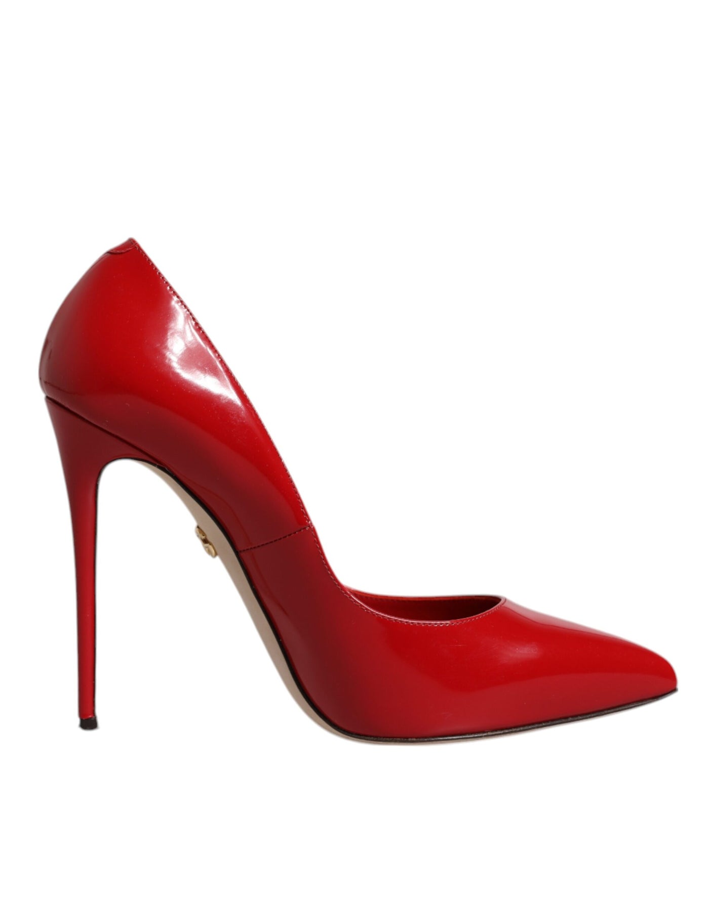 Dolce & Gabbana Rote Lackleder Stiletto Heels Pumps Schuhe