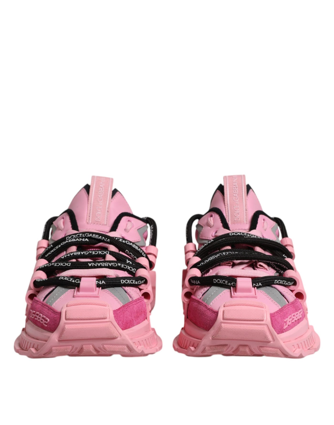 Dolce & Gabbana Rosa Low Top Space Frauen Turnschuhe Schuhe