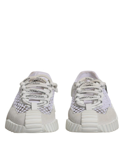 Dolce & Gabbana Weiß Mesh NS1 Low Top Sport Sneaker Schuhe