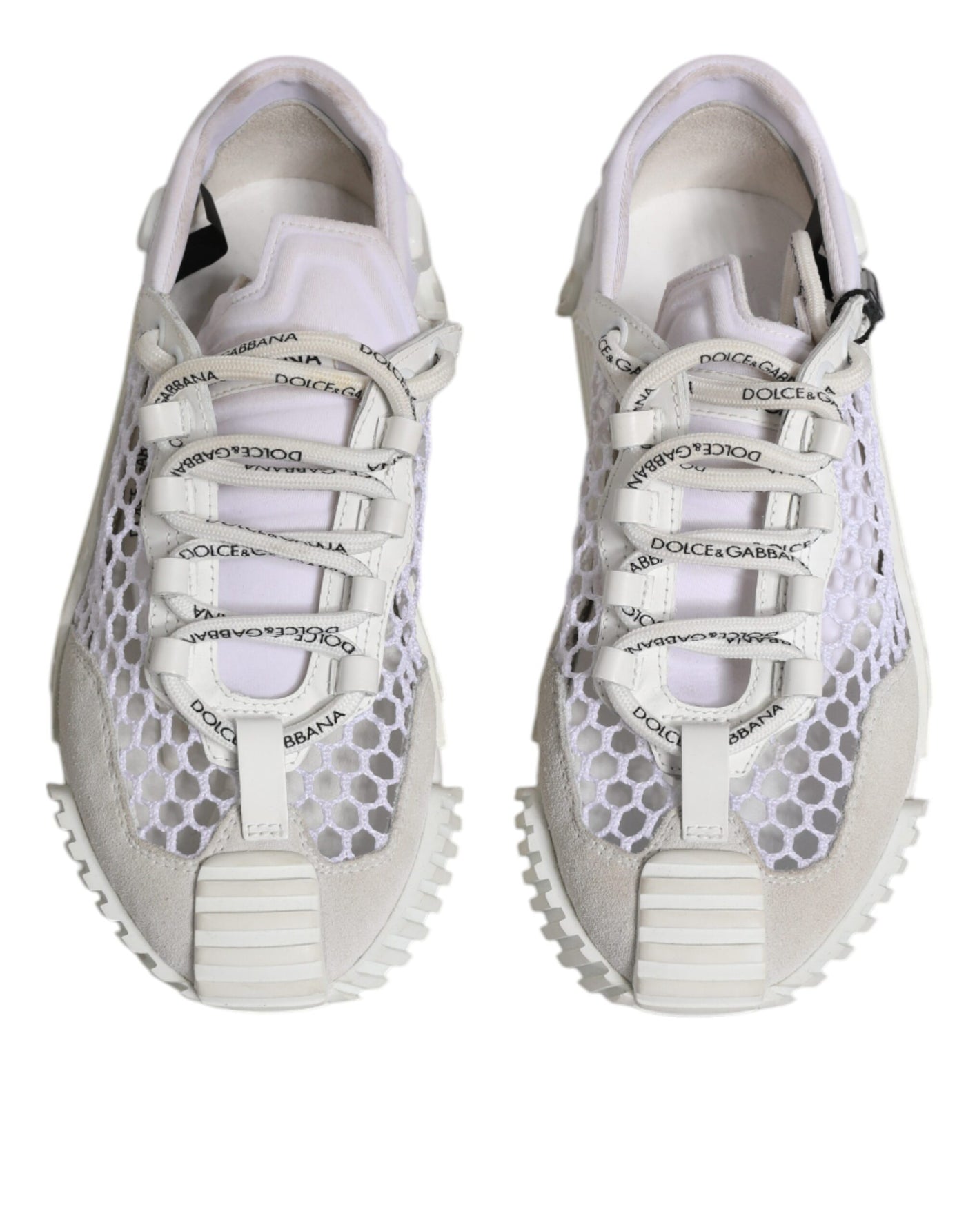 Dolce & Gabbana Weiß Mesh NS1 Low Top Sport Sneaker Schuhe