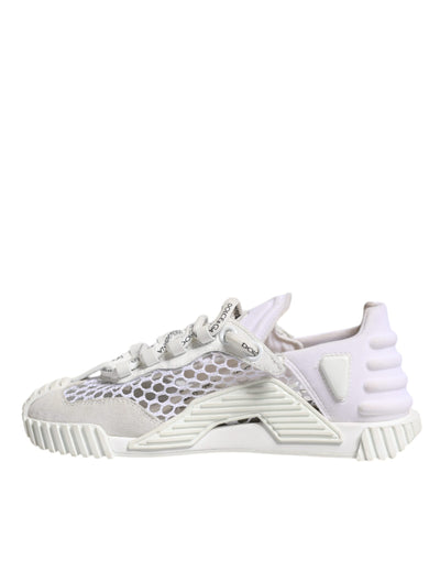 Dolce & Gabbana Weiß Mesh NS1 Low Top Sport Sneaker Schuhe