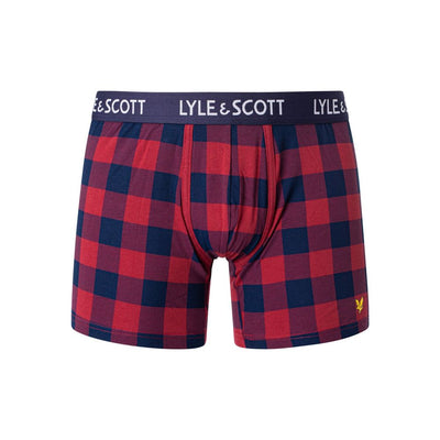Lyle & Scott Bordeaux Baumwolle Boxer